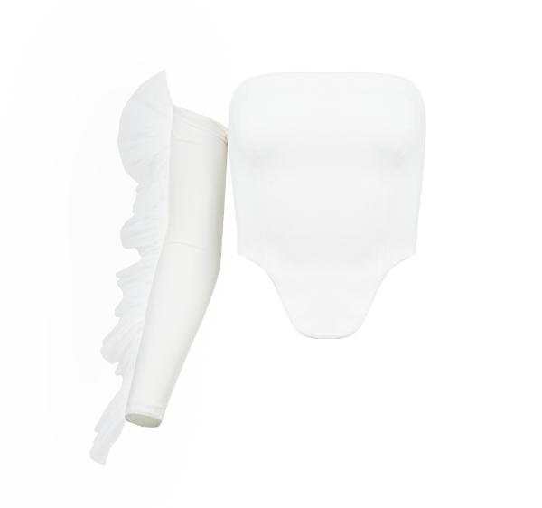 Picture of Ruffle One-Arm Bodysuit 