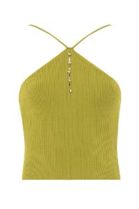 Picture of Ribbed Halter Rhinestone Top