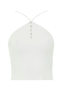 Picture of Ribbed Halter Rhinestone Top  