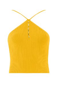 Picture of Ribbed Halter Rhinestone Top 
