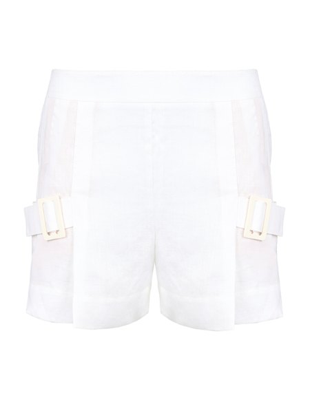 Picture of Linen Belted Shorts 