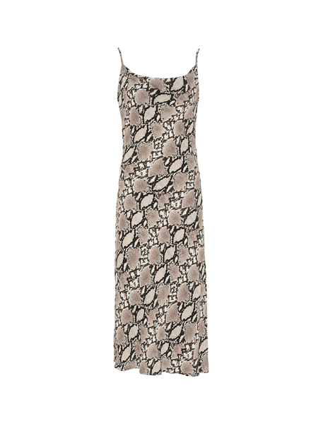 Picture of Satin Snakeskin Maxi Dress 