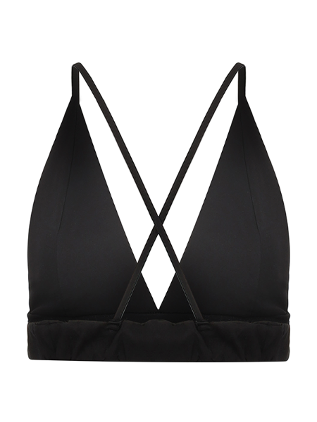 Eyesome | Black Cross Strap Bralette