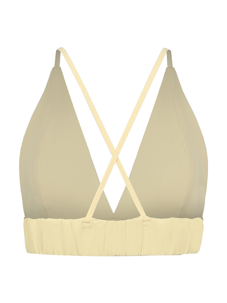 Eyesome | Cream Cross Strap Bralette