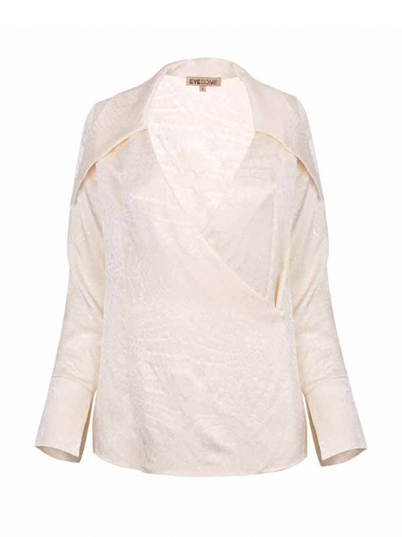 Picture of Long Sleeve Satin Blouse