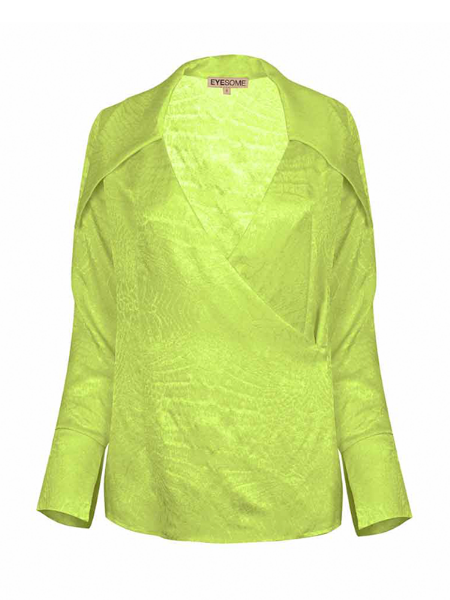 Picture of Long Sleeve Satin Blouse 