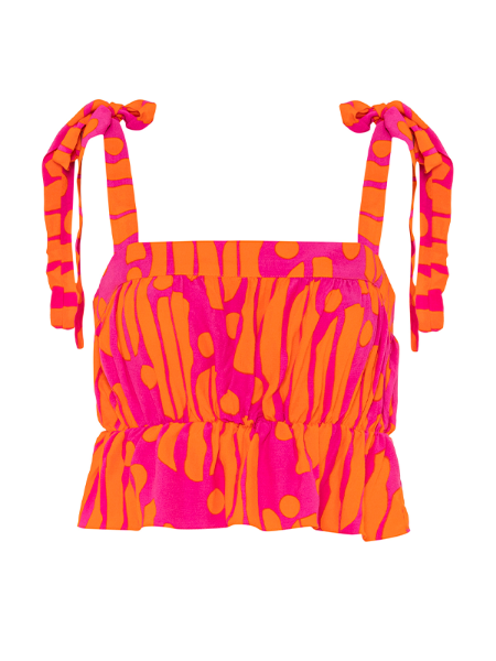 Picture of Tie Strap Crop Top 
