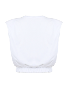 Picture of Padded Shoulder Crop Top 